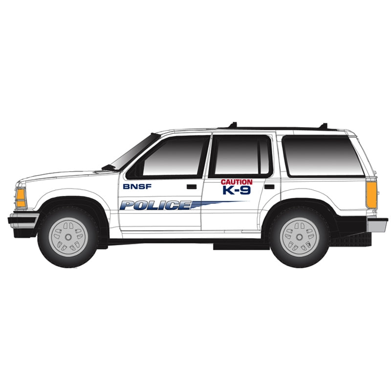 Atlas 60000168 N Scale 1993 Ford Explorer 2 Pack - BNSF Police