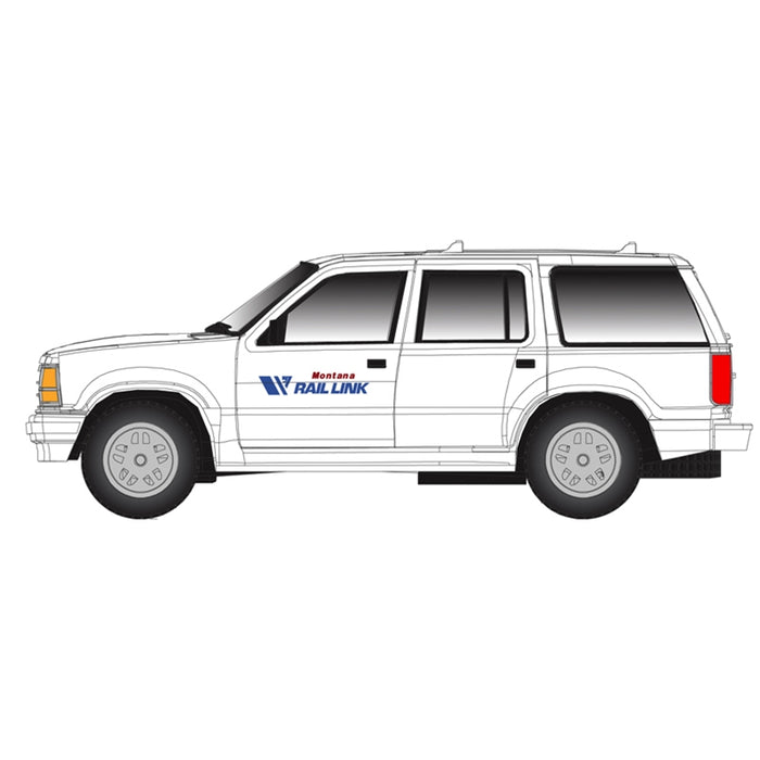 Atlas 60000169 N Scale 1993 Ford Explorer 2 Pack - Montana Rail Link MRL