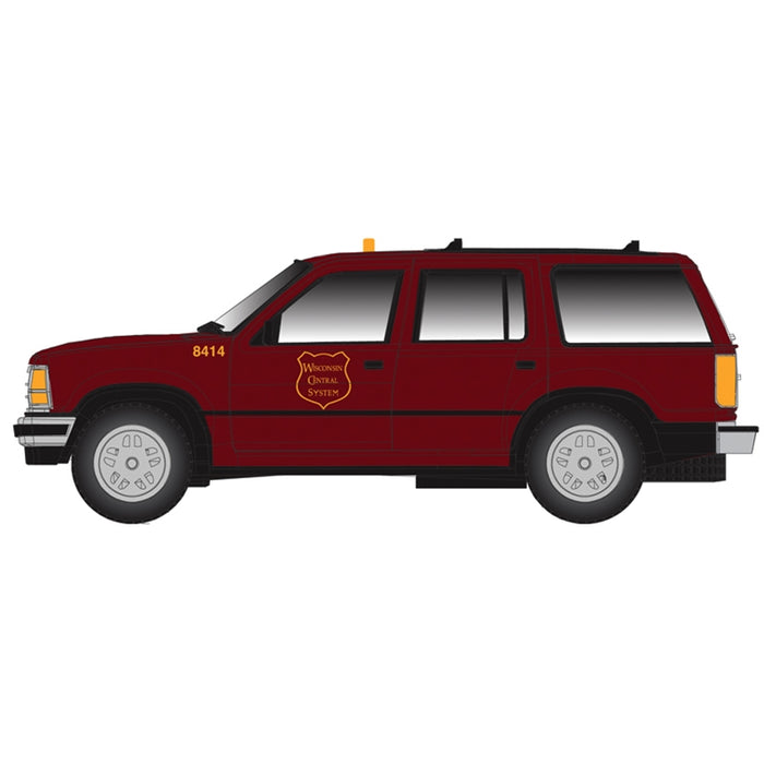 Atlas 60000173 N Scale 1993 Ford Explorer 2 Pack - Wisconsin Central WC
