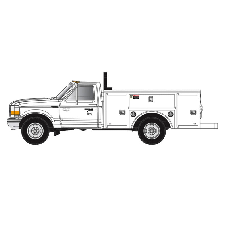 Atlas 60000190 N Scale Ford F-250 / F-350 Pickup Truck Set - Norfolk Southern NS