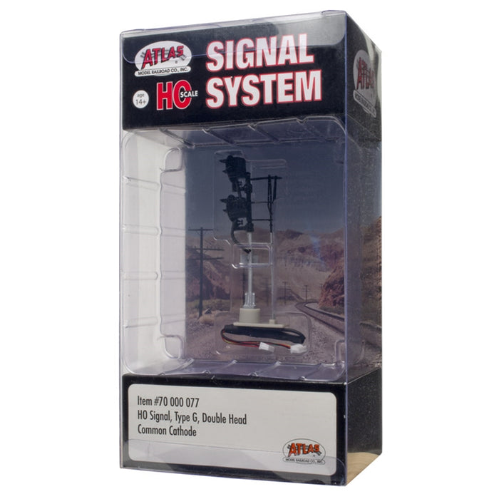 Atlas 70000077 HO Scale Double Head G Type Signal