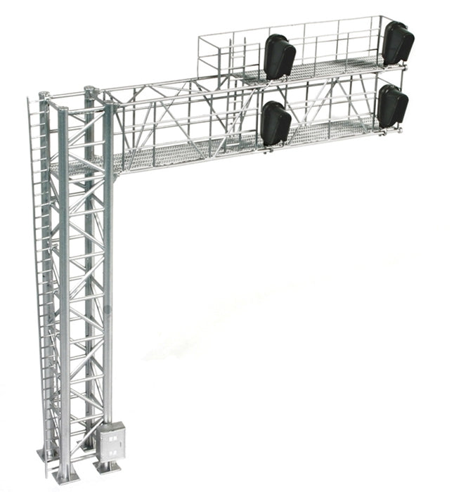 Atlas 70000098 HO Scale Modern Cantilever Double Track Signal Bridge - Left