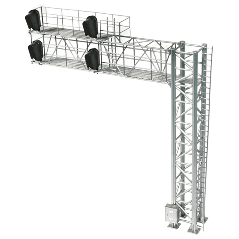 Atlas 70000099 HO Scale Modern Cantilever Double Track Signal Bridge - Right