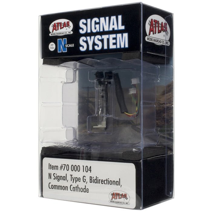 Atlas 70000104 N Scale Signal System G Type Bi Directional Signal