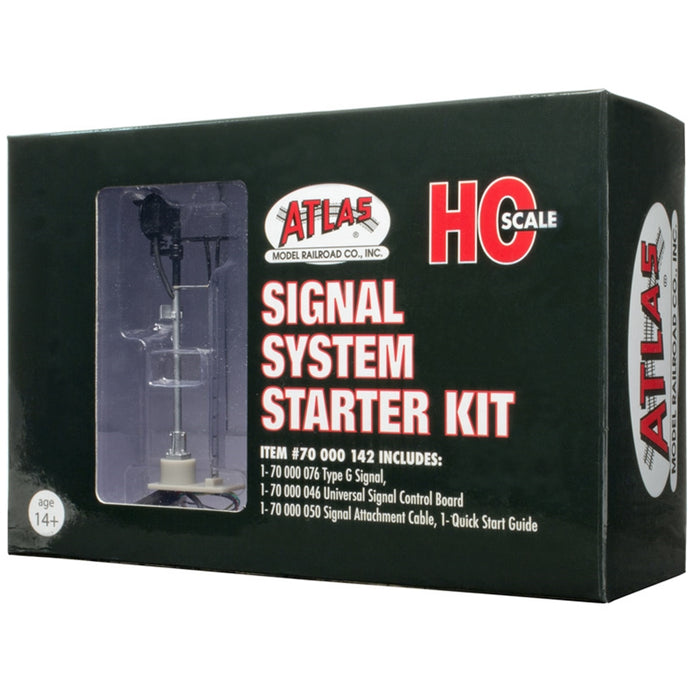 Atlas 70000142 HO Scale Signal System Starter Kit with G Type Single Head