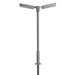 Atlas 70000161 N Scale Silver Double Arm Parking Lot Light with Warm White LED (3 Pack)