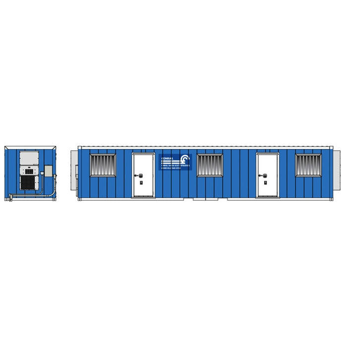 Atlas 70000302 HO Scale Mobile Office Container Conrail Shared Assets CSAO