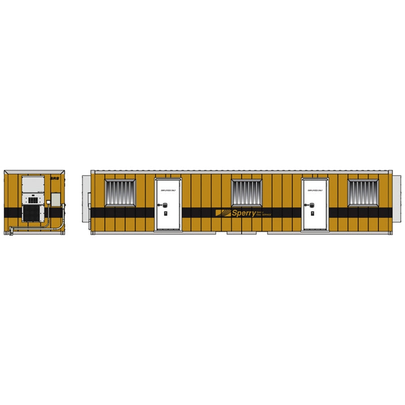 Atlas 70000312 N Scale Mobile Office Container Sperry Rail Services