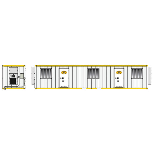 Atlas 70000314 N Scale Mobile Office Container Eagle Leasing