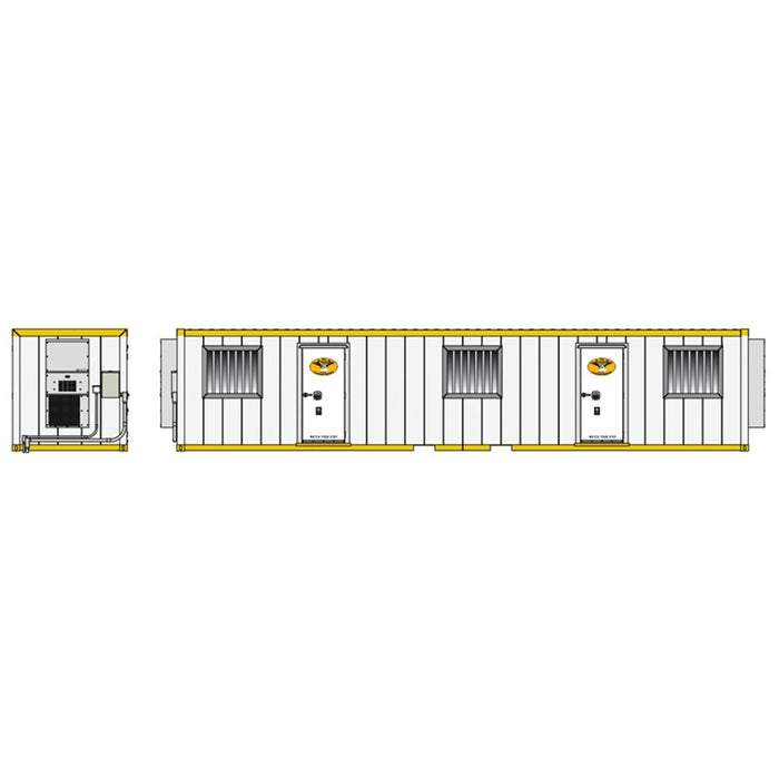 Atlas 70000314 N Scale Mobile Office Container Eagle Leasing