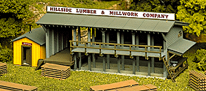 Atlas 750 HO Scale Lumber Yard & Office Kit