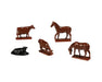 Atlas 778 HO Scale Cows and Horses Figures