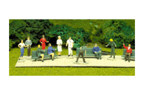 Atlas 793 HO Scale Undecorated Figures Set (24 Pack)