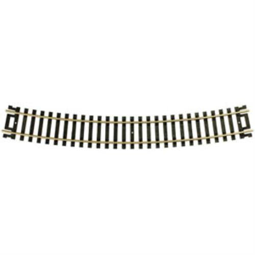 Atlas 836 HO Scale Code 100 Track 22" Radius Curve (6 Pack)