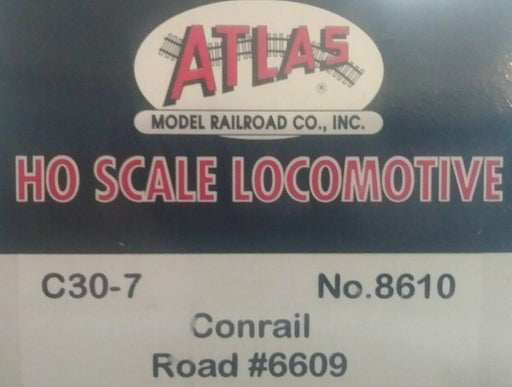 Atlas 8610 HO Scale GE C30-7 Diesel Conrail CR 6609 - NOS