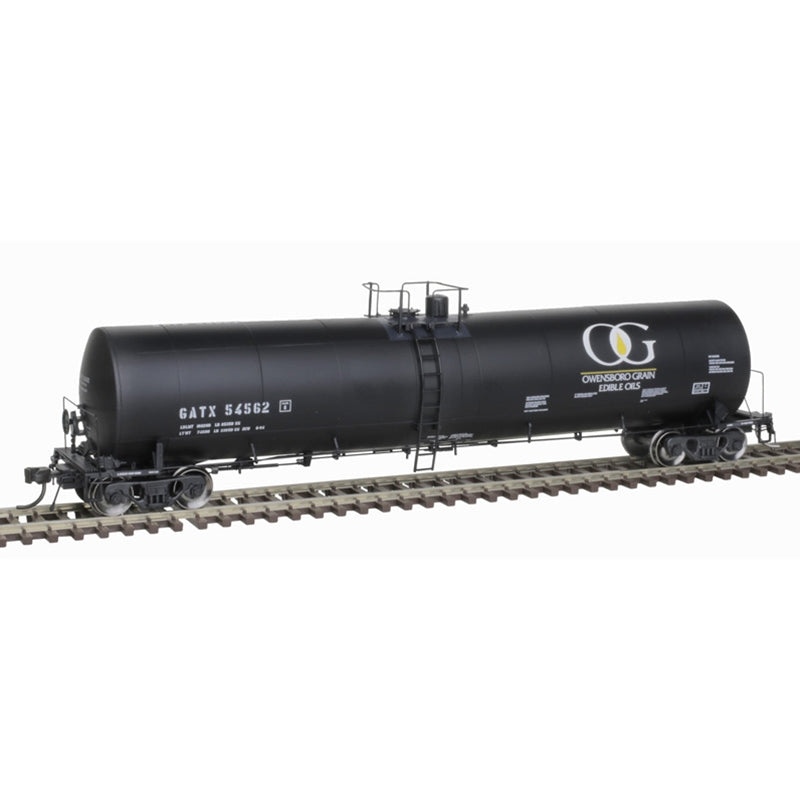 Atlas HO Scale 25,500gal Tank Owensboro Grain GATX