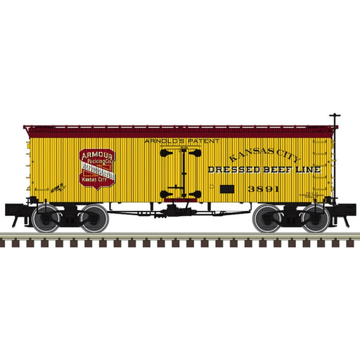 Atlas HO Scale 36' Wood Reefer Armour Packing Co. Kansas City