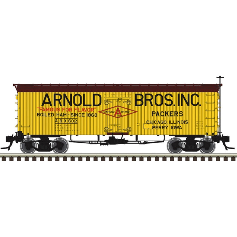 Atlas HO Scale 36' Wood Reefer Arnold Brothers