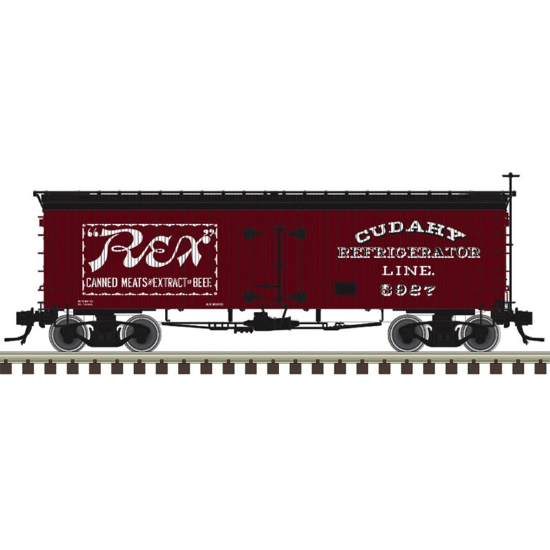 Atlas HO Scale 36' Wood Reefer Cudahy Rex Script CRL