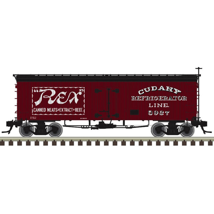 Atlas HO Scale 36' Wood Reefer Cudahy Rex Script CRL