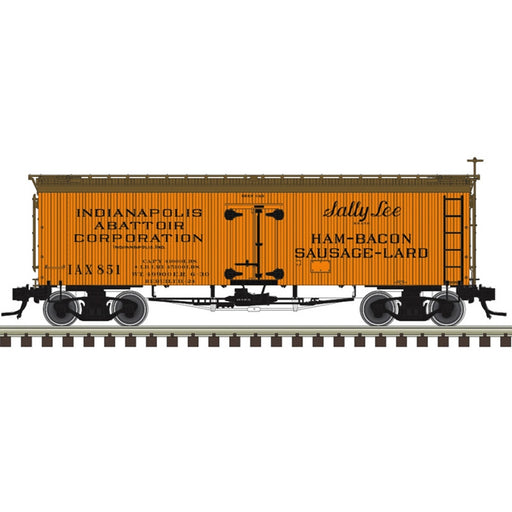 Atlas HO Scale 36' Wood Reefer Indianapolis Abattoir IAX