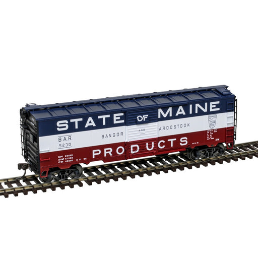 Atlas HO Scale 40' 1932 ARA Boxcar Bangor & Aroostook BAR (State of Maine)