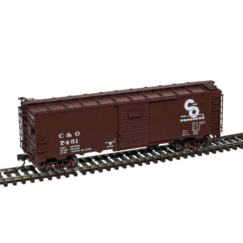 Atlas HO Scale 40' 1932 ARA Boxcar Chesapeake & Ohio C&O