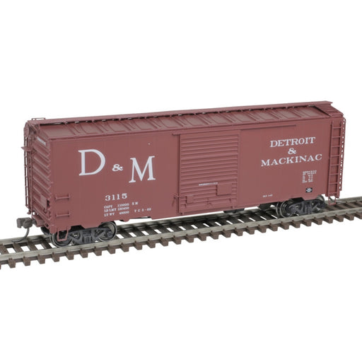 Atlas HO Scale 40' Post War Boxcar Detroit and Mackinac D&M