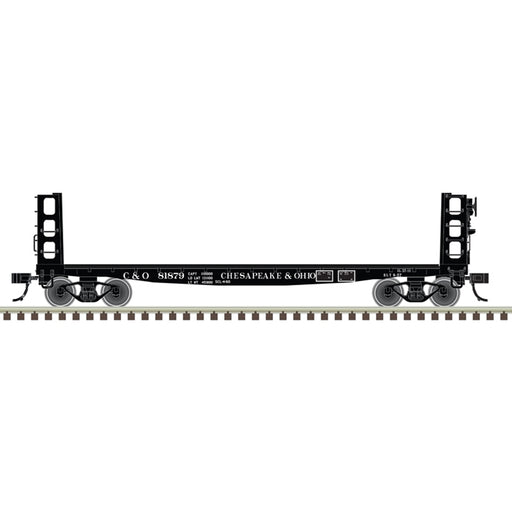 Atlas HO Scale 42' Pulpwood Flatcar with Load Chesapeake & Ohio C&O