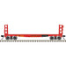 Atlas  HO Scale 42' Pulpwood Flatcar with Load Maine Central MEC