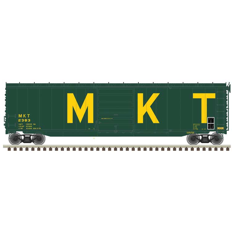 Atlas HO Scale 50' Postwar Boxcar Missouri-Kansas-Texas MKT
