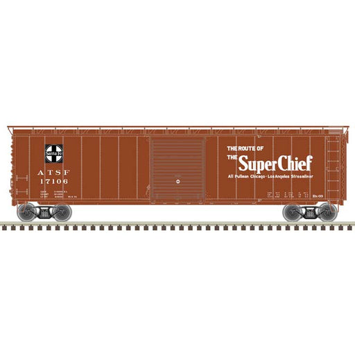Atlas HO Scale 50' Postwar Boxcar Santa Fe Super Chief ATSF