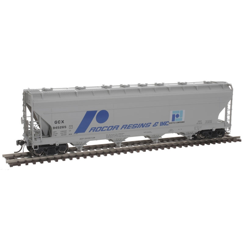 Atlas HO Scale 5250 Covered Hopper Rocor Resins GCX
