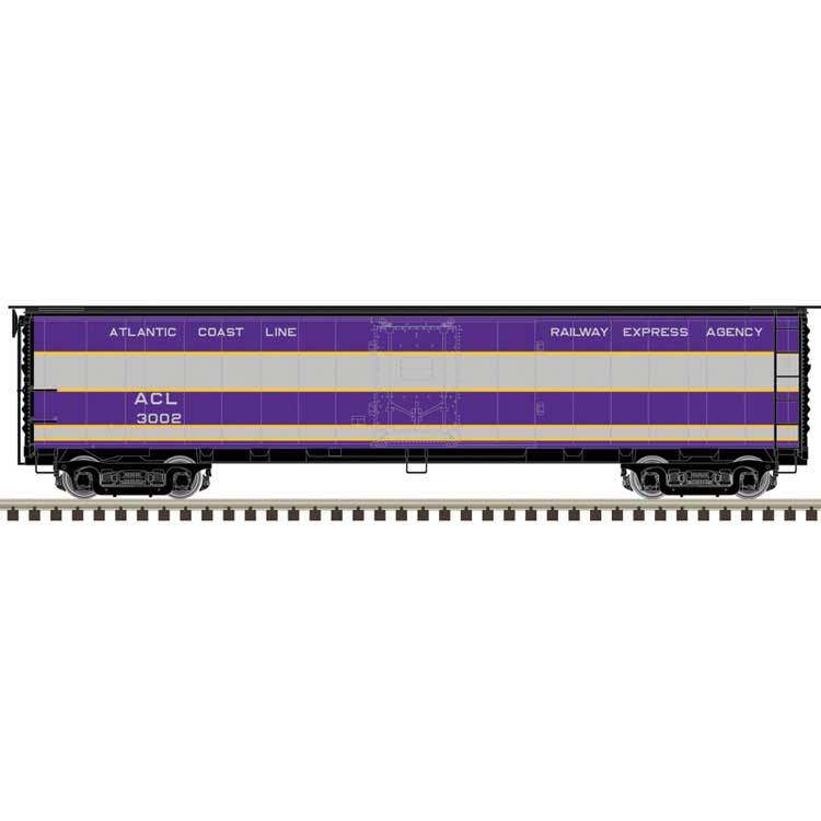 Atlas HO Scale ACF/REA Steel Express Reefer Atlantic Coast Line ACL