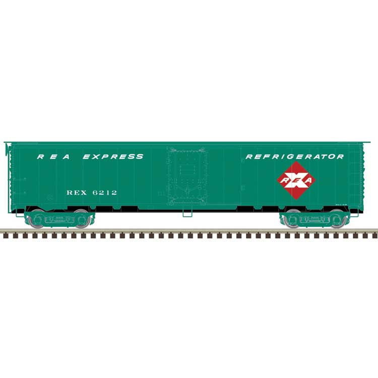 Atlas HO Scale ACF/REA Steel Express Reefer Railway Express Agency (Late 1960's)
