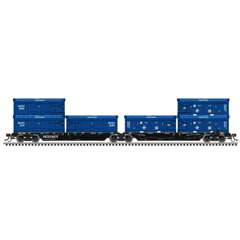 Atlas HO Scale Articulated Bulk Carrier Heritage Environmental Services HESX