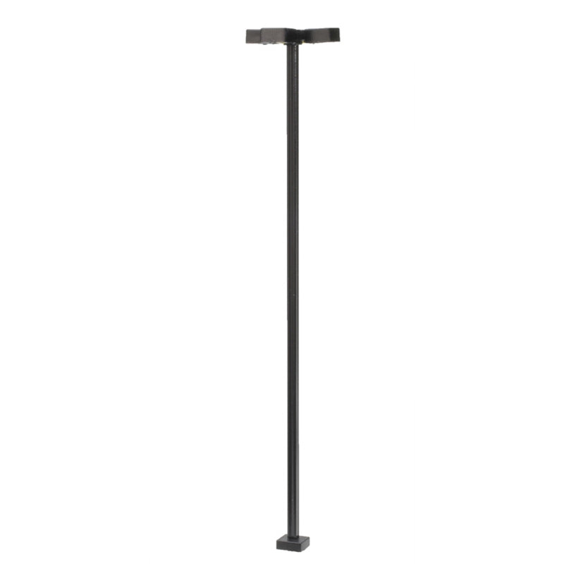 Atlas HO Scale Black Four-Arm Square 30' Streetlight LED Light (3 Pack)