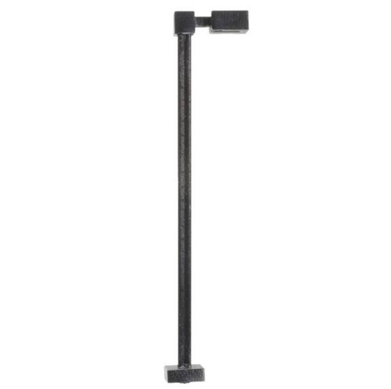 Atlas HO Scale Black Single-Arm Square 15' Streetlight LED Light (3 Pack)