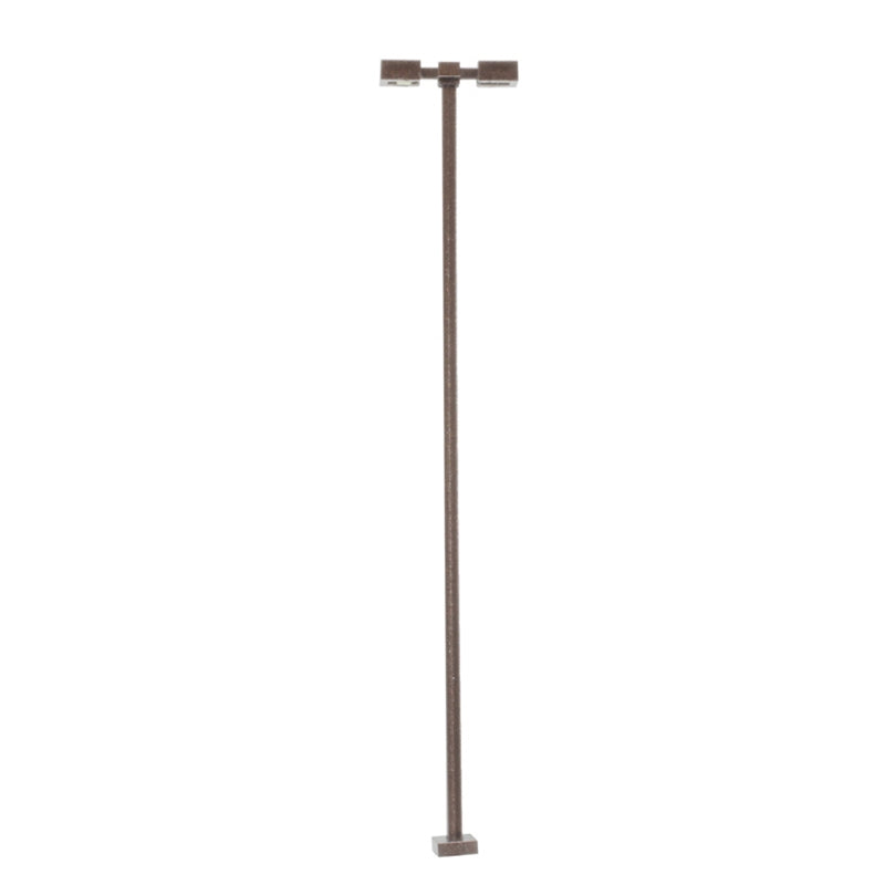 Atlas HO Scale Bronze Double-Arm Square 30' Streetlight LED Light (3 Pack)