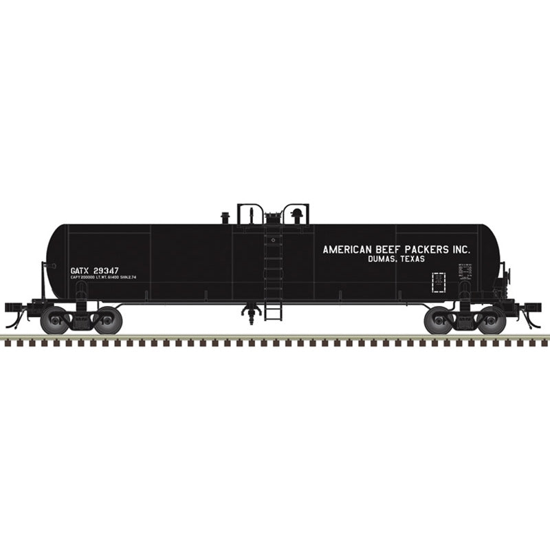 Atlas HO Scale GATX 20,700 Gallon Tank Car American Beef Packers GATX