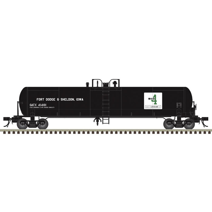 Atlas HO Scale GATX 20,700 Gallon Tank Car Big 4 Land O' Lakes GATX