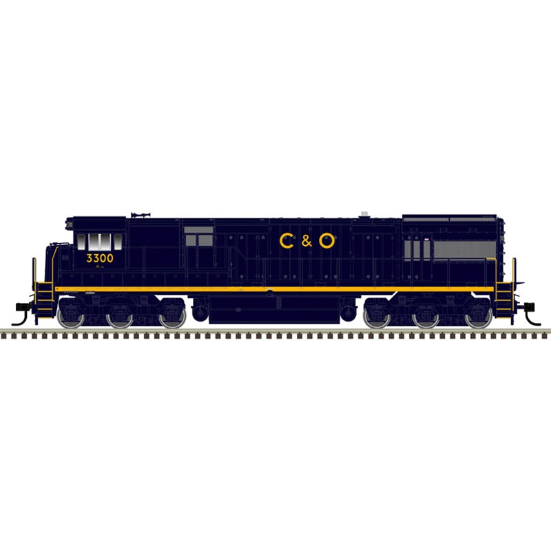 Atlas HO Scale GE U30C Diesel Chesapeake & Ohio C&O