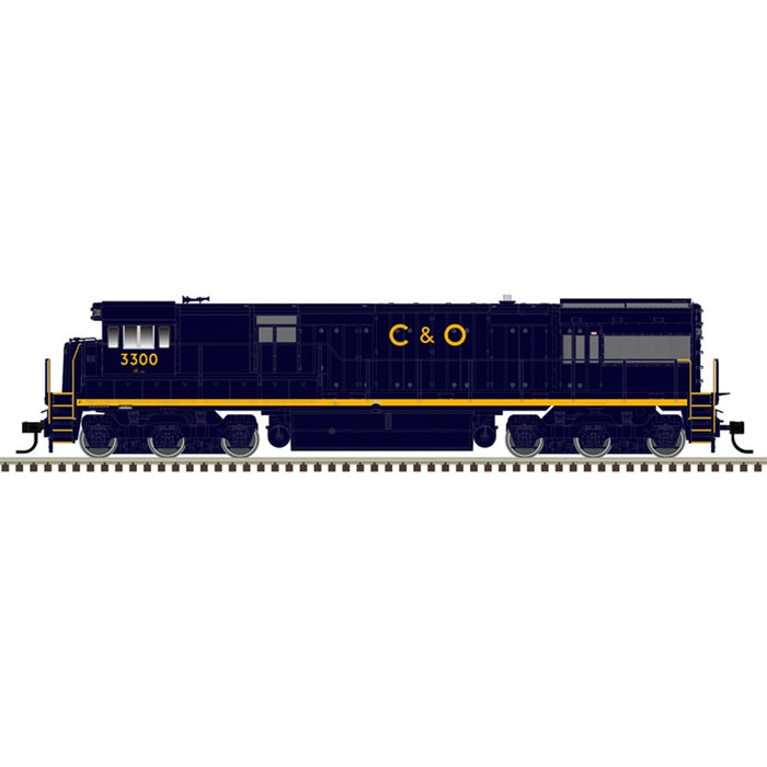 Atlas HO Scale GE U30C Diesel Chesapeake & Ohio C&O