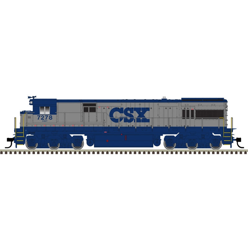 Atlas HO Scale GE U30C Diesel "Gray/Blue" CSX