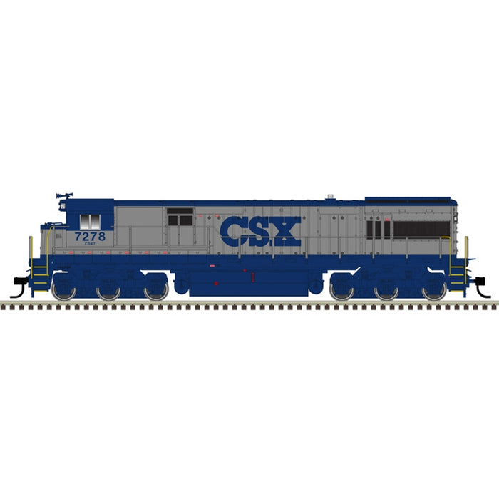 Atlas HO Scale GE U30C Diesel "Gray/Blue" CSX