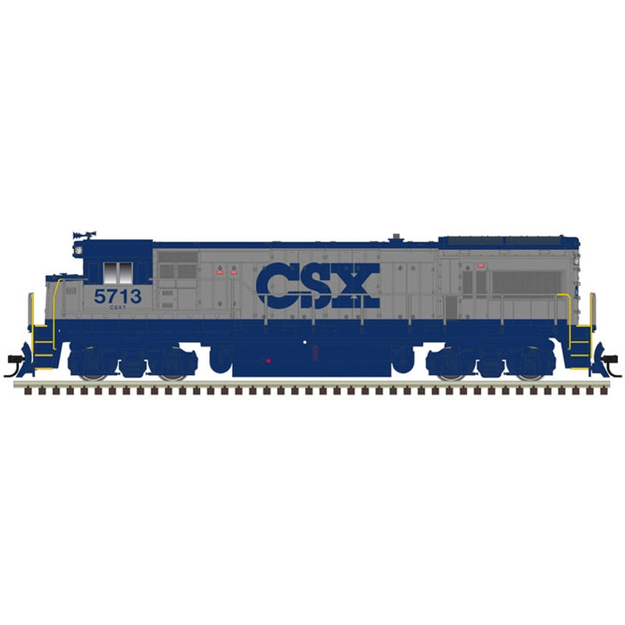 Atlas HO Scale GE U36B Diesel "Gray/Blue" CSX
