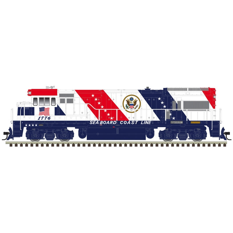 Atlas HO Scale GE U36B Diesel Seaboard Coast Line "Bicentennial" SCL 1776