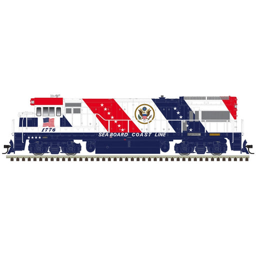 Atlas HO Scale GE U36B Diesel Seaboard Coast Line "Bicentennial" SCL 1776
