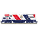 Atlas HO Scale GE U36B Diesel Seaboard Coast Line "Bicentennial" SCL 1776