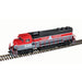 Atlas HO Scale GP40-2W Diesel Bangor & Aroostook BAR - DC (Fantasy Scheme)